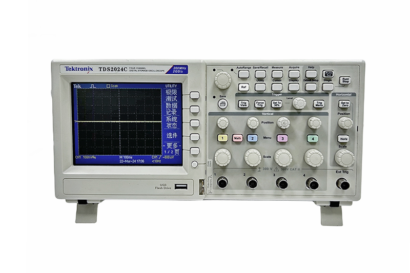 Tektronix泰克 TDS2024C数字存储示波器 四通道200MHz带宽