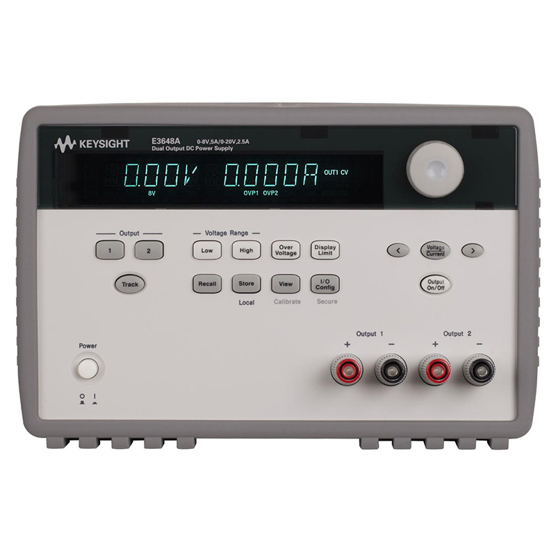 是德E3648A 100W 双路输出电源，双路 8V，5A 或 20V，2.5A
