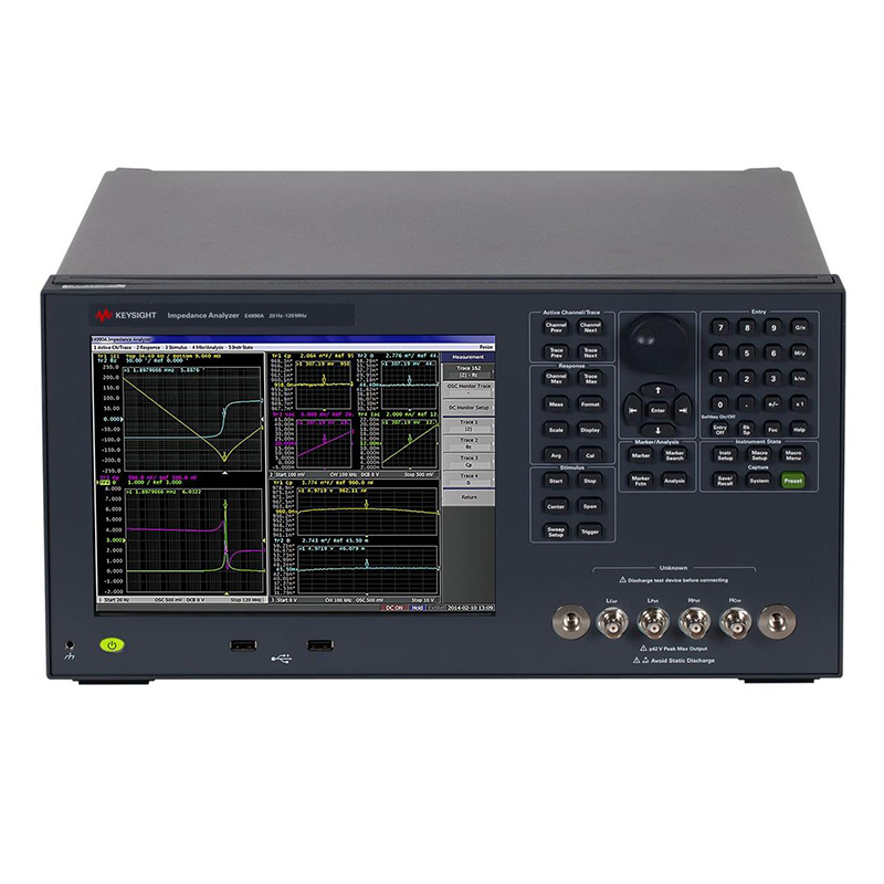 是德E4990A 阻抗分析仪，20 Hz 至 10/20/30/50/120 MHz