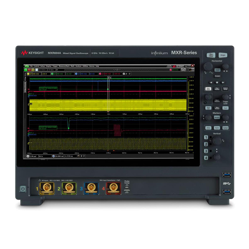 是德MXR604A Infiniium MXR 系列示波器：6 GHz，4 通道
