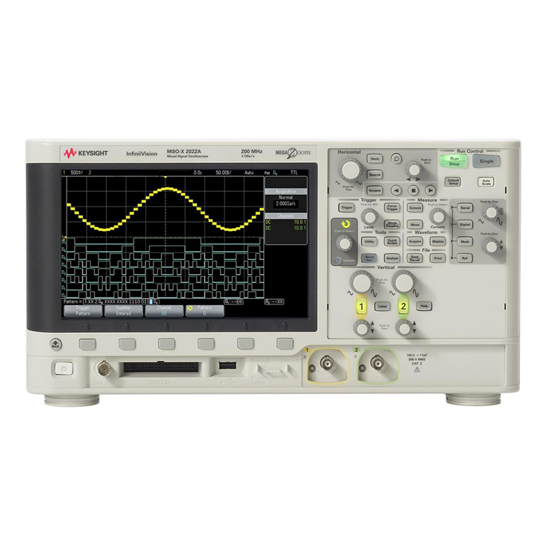 是德DSOX2002A 示波器：70 MHz，2 个模拟通道