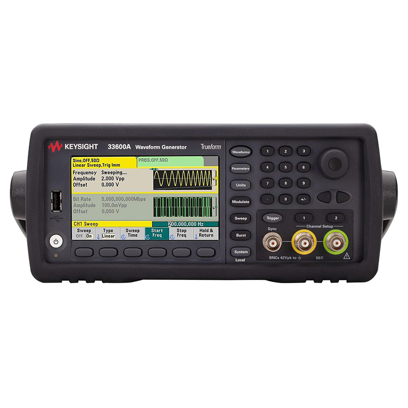 是德33611A 波形发生器，80 MHz，1 通道