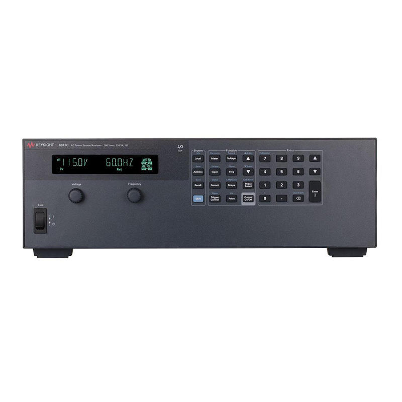 是德6812C 高性能交流电源，750 VA，300 V，6.5 A