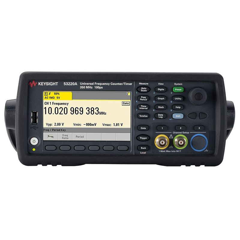 是德53220A 350 MHz 通用变频器/计数器，12 位/秒，100 ps