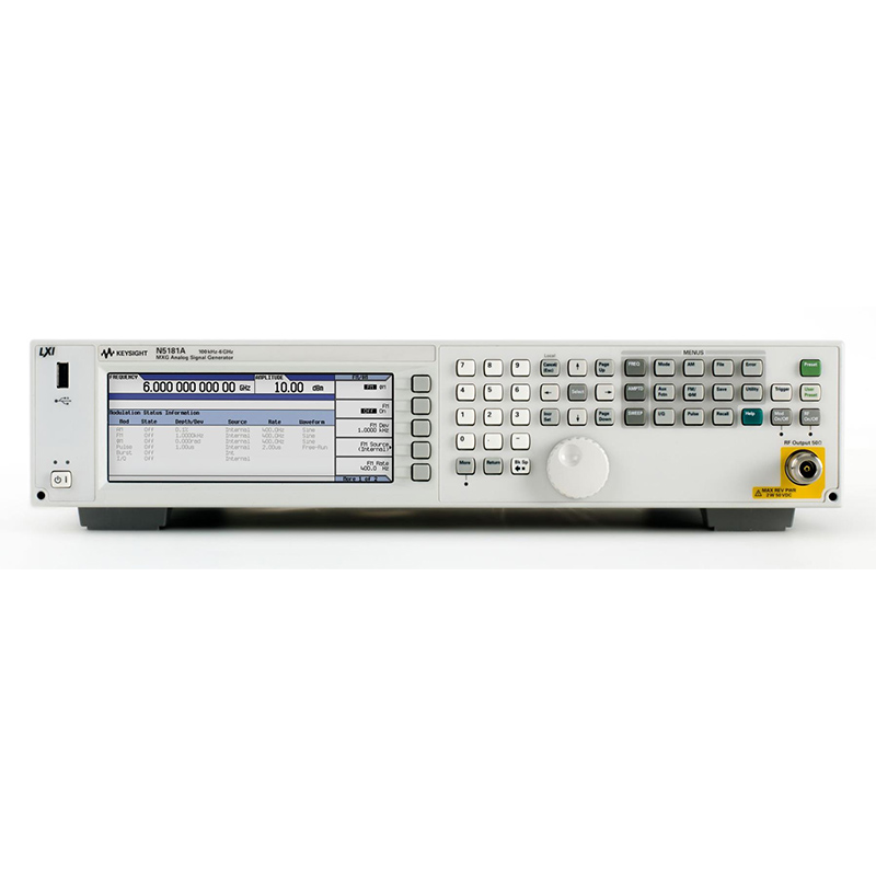 是德N5181A MXG 射频模拟信号发生器，10 kHz 至 6 GHz