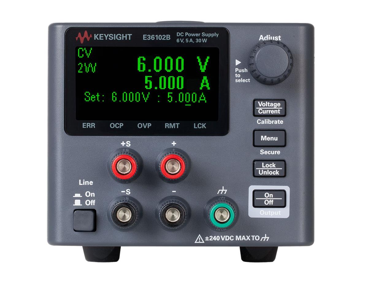 是德E36102B 直流电源，6V，5A，30W
