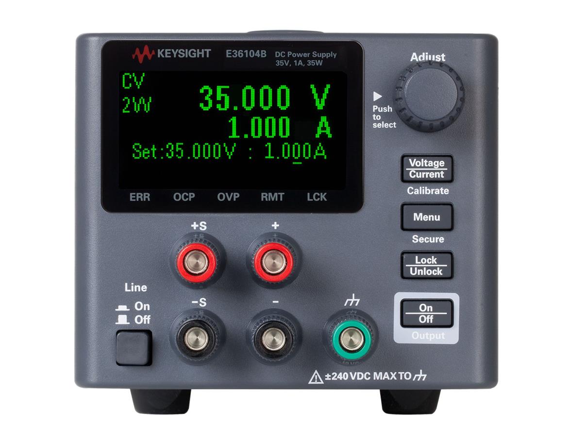是德E36104B 直流电源，35V，1A，35W