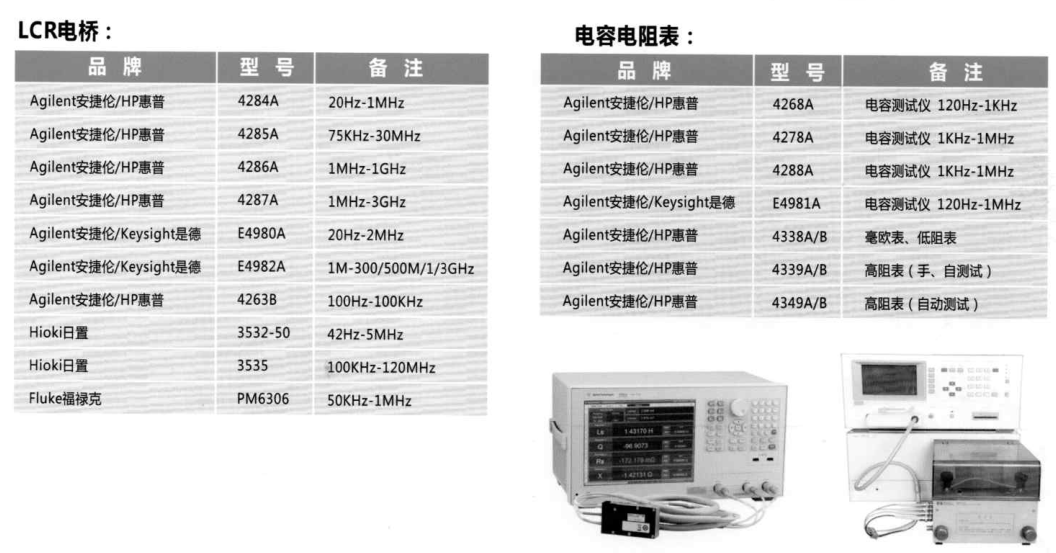 Keysight E4982A LCR表