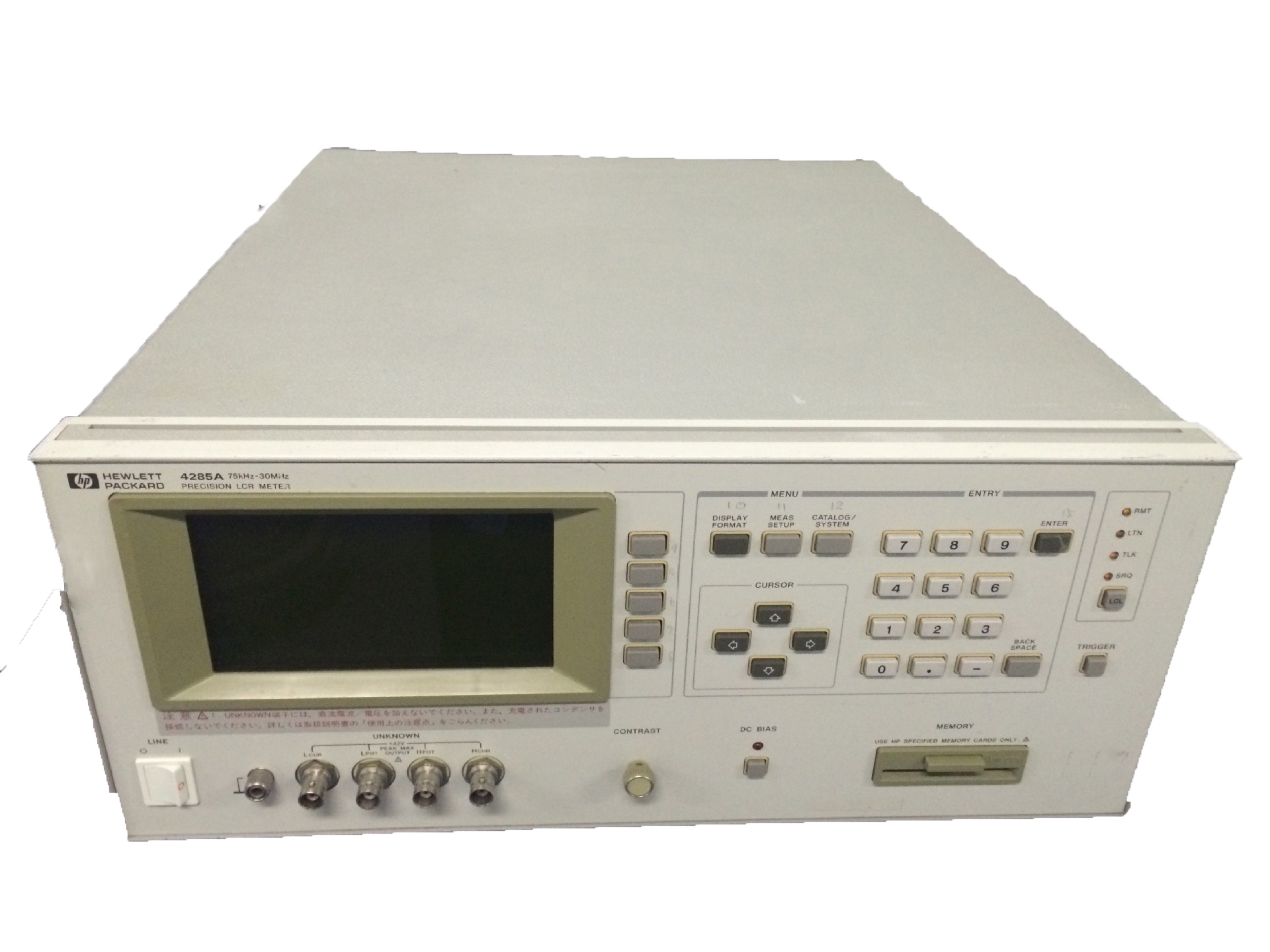 HP/Agilent/安捷伦 4285A 精密LCR表，75 kHz至30 MHz